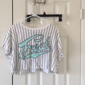 “Fresh” extra cropped tee